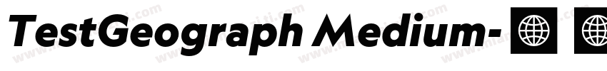 TestGeograph Medium字体转换